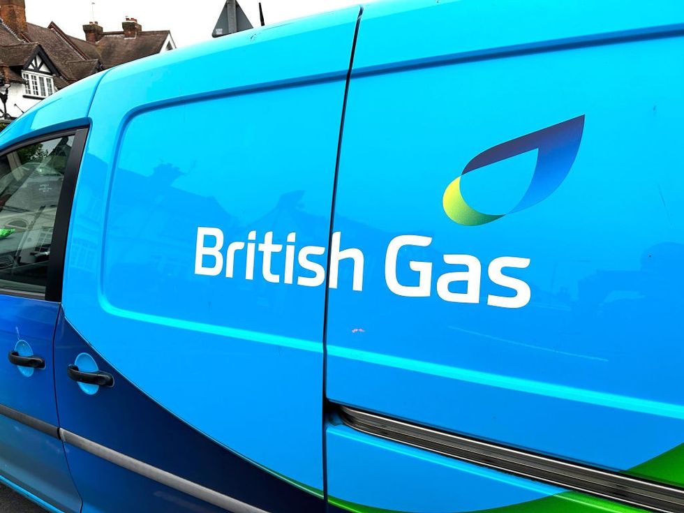 British Gas van