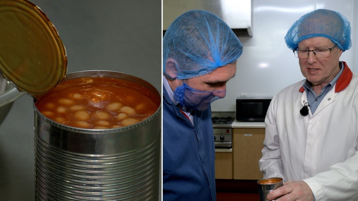 British homegrown baked beans