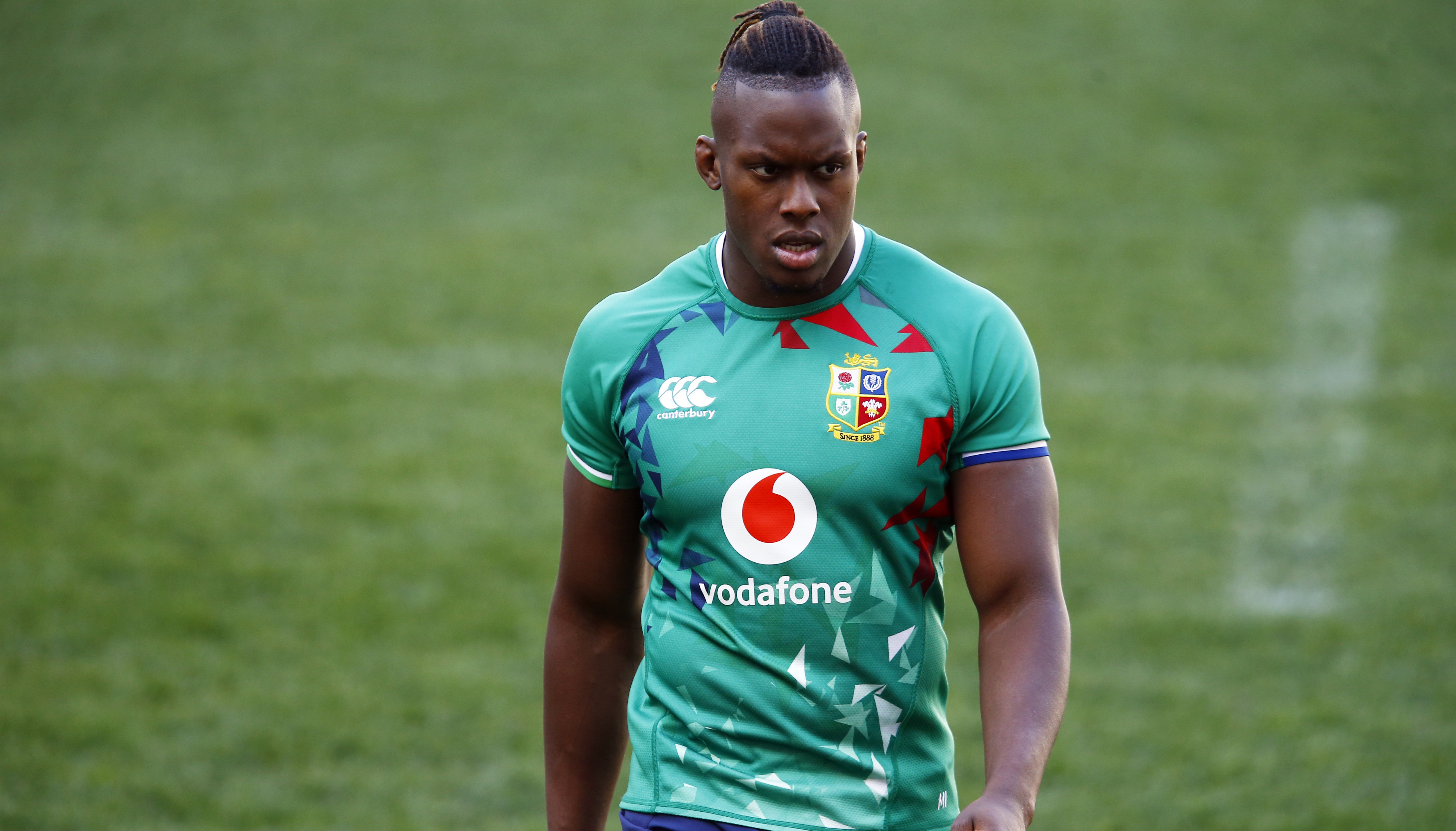 British & Irish Lions Maro Itoje during a training session at Cape Town Stadium, South Africa.
