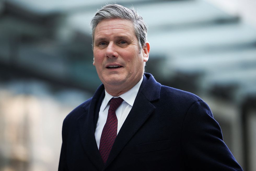 British Labour Party leader Keir Starmer arrives at the BBC headquarters in London, Britain, March 6, 2022. REUTERS/Henry Nicholls