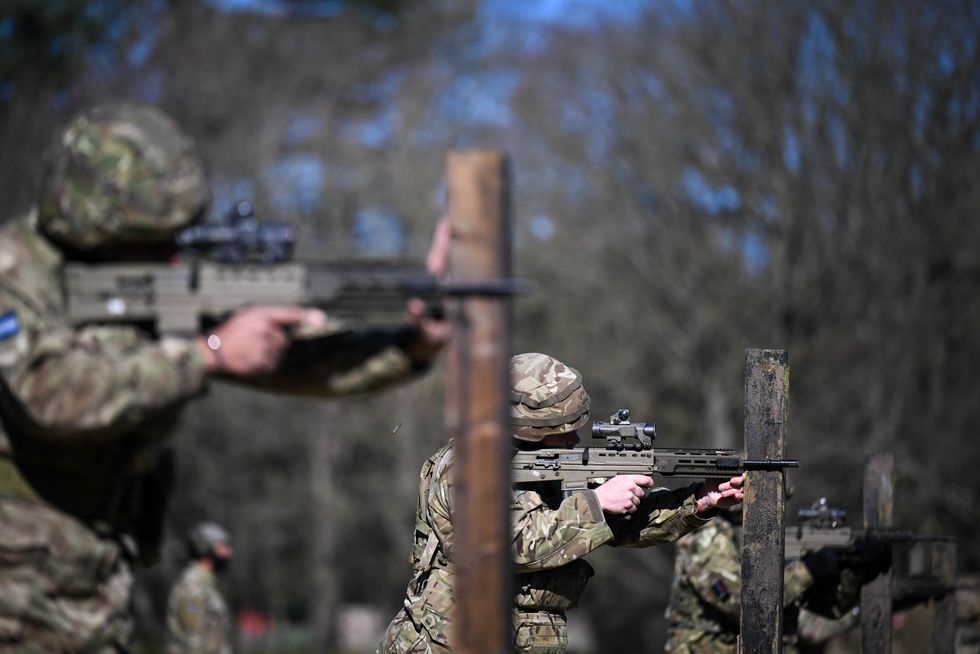 British military training