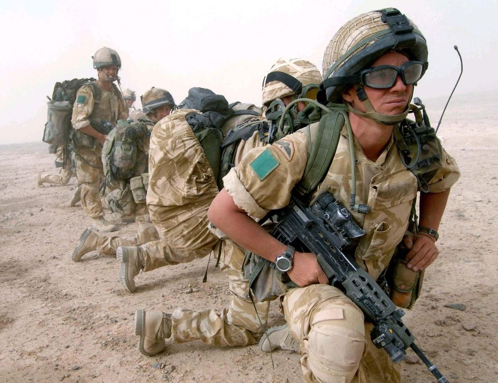 British paratroopers in Afghanstan