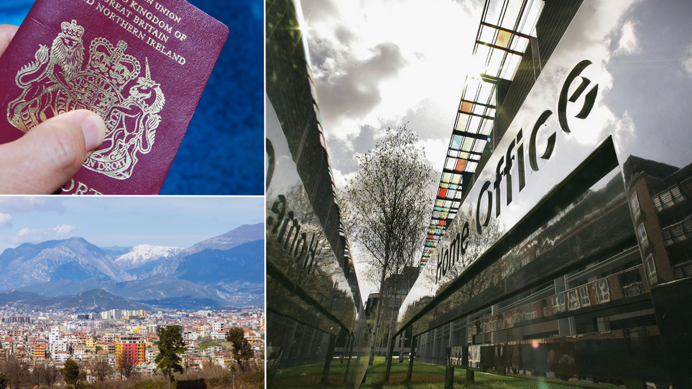 British passport/Albania/Home Office