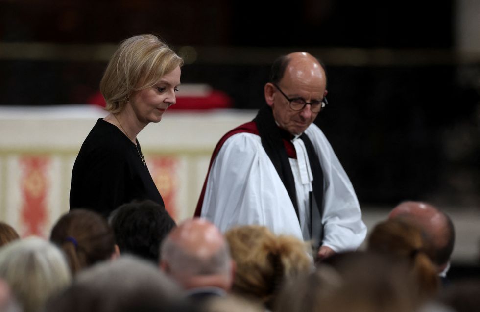 Liz Truss Leads Mourners Paying Tribute To Queen Elizabeth II At St liz-truss-leads-mourners-paying-tribute-to-queen-elizabeth-ii-at-st