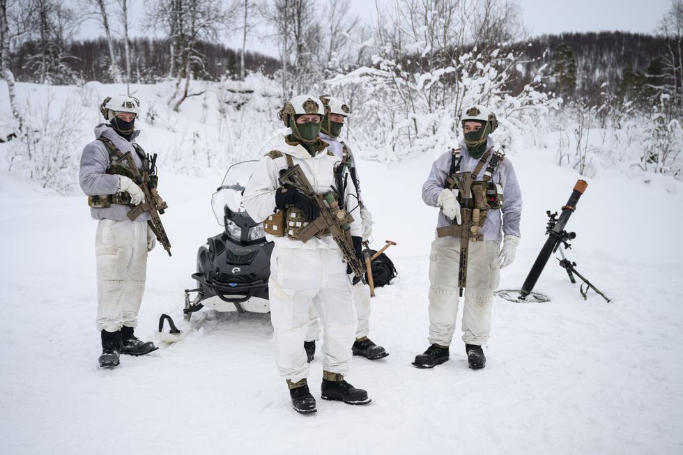 British soliders arctic
