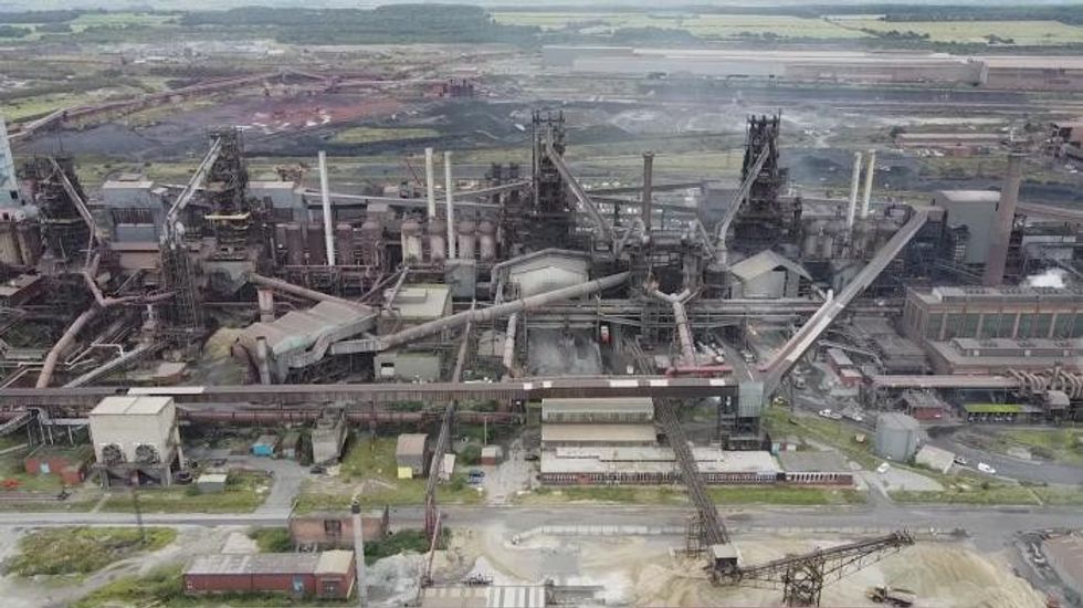 British Steel in Scunthorpe