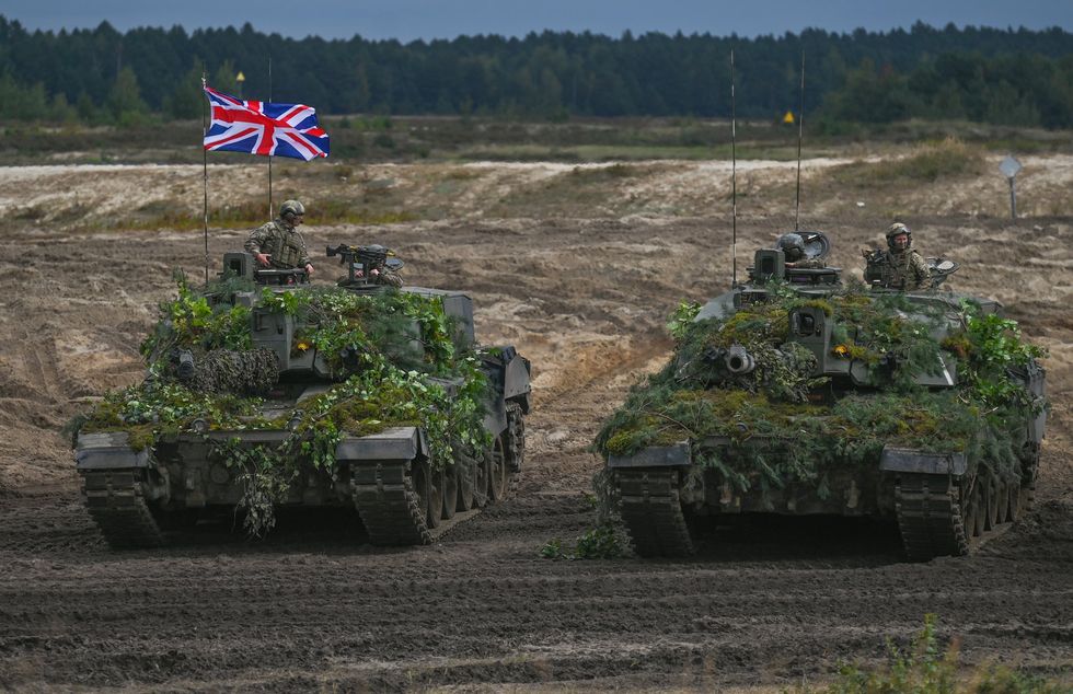 British tanks