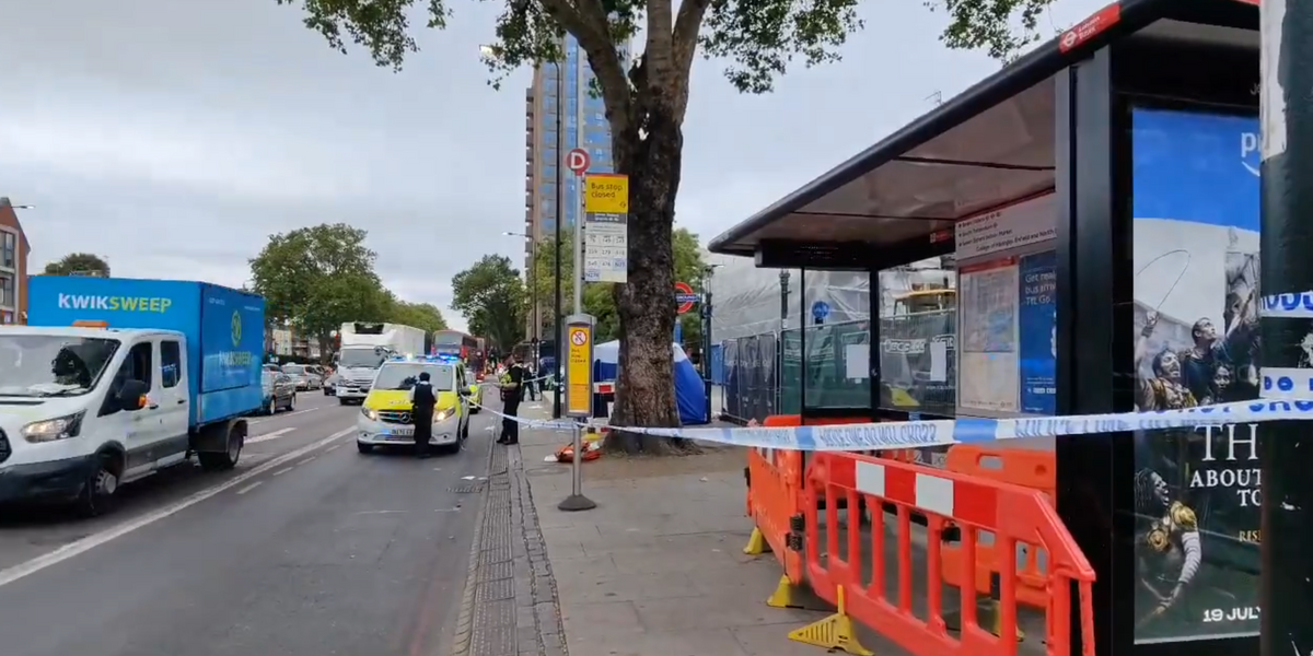 NextImg:London tube station shut after broad daylight stabbing - victim fighting for his life
