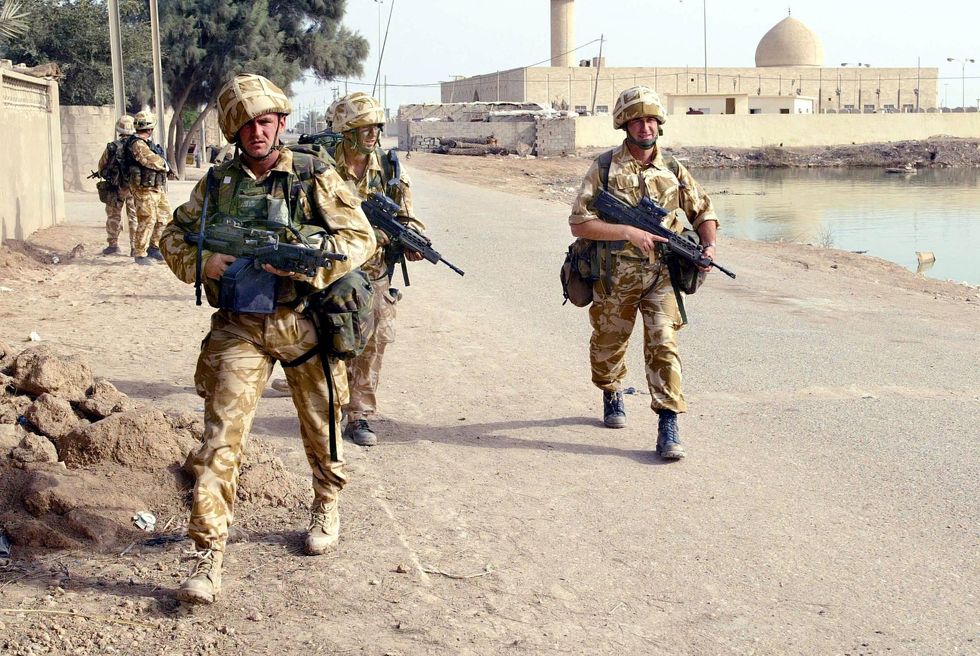 British troops in Iraq