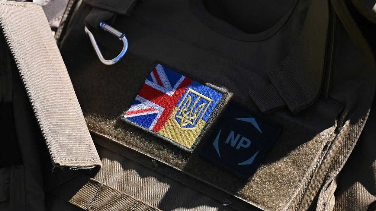 British/Ukraine military patch