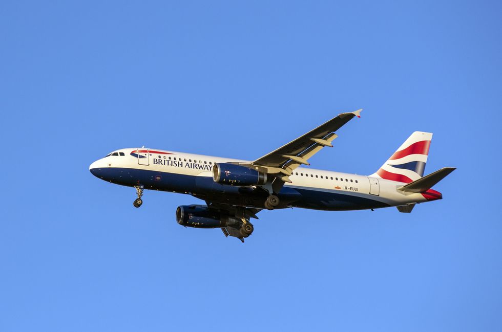 british wairways plane