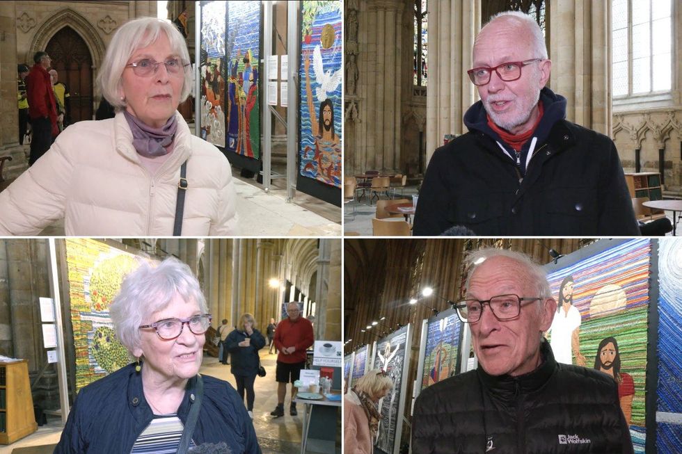 Britons give their verdict on the Threads exhibition in Beverley Minster