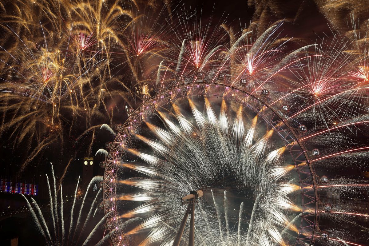 Happy New Year! Britain welcomes in 2024 in style in extravagant celebrations across the UK