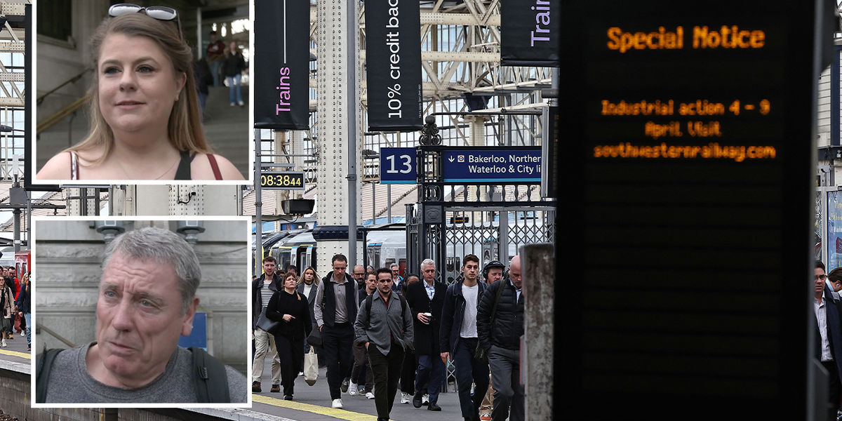 NextImg:‘It is pretty annoying!’ Brits hit out at train driver strikes: ‘£59k sounds good’