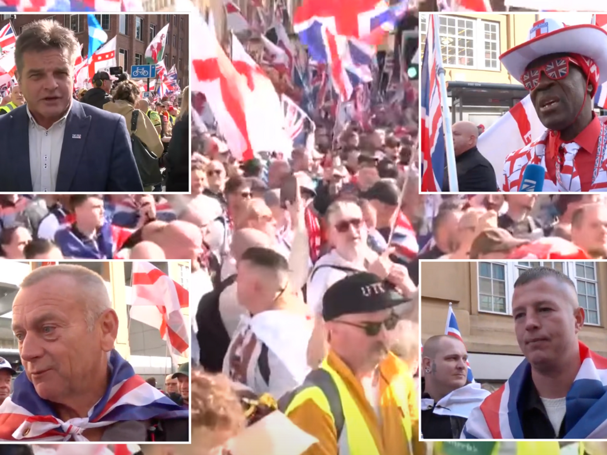 Britons speak to GB News from the 'Unite the Kingdom' rally