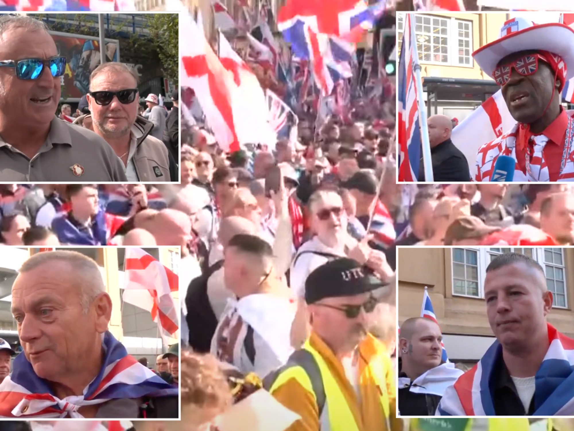 Britons speak to GB News from the 'Unite the Kingdom' rally