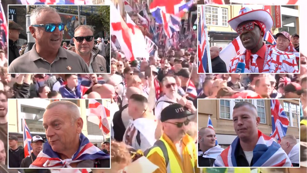 Britons speak to GB News from the 'Unite the Kingdom' rally