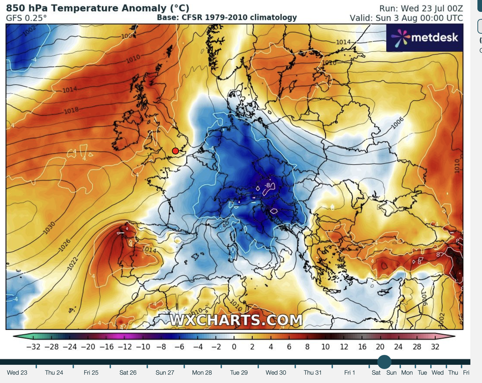 Britons will bask in the glorious heat