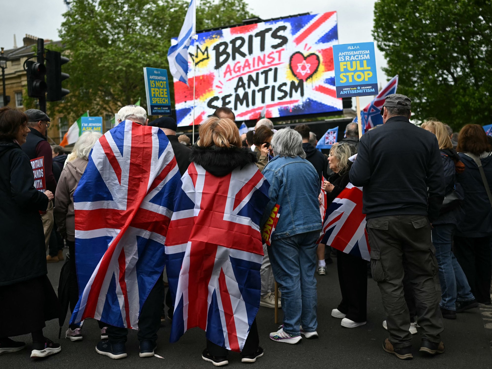 Brits Against Anti Semitism rally