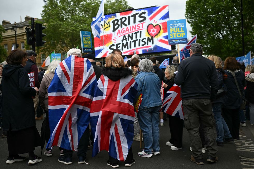 Brits Against Anti Semitism rally