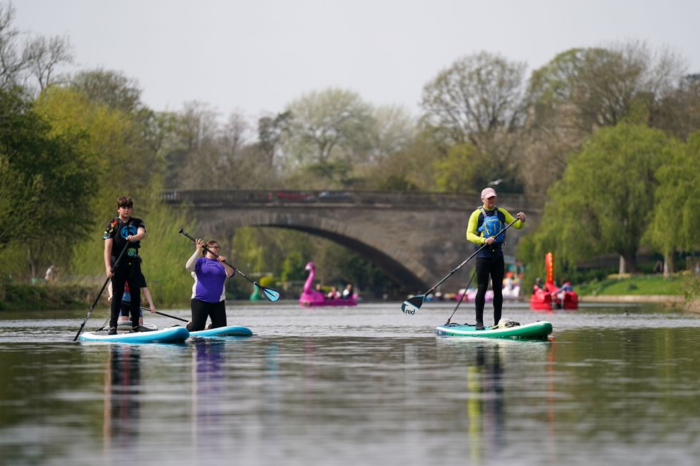 Brits can expect showers across eastern and central parts of Britain.
