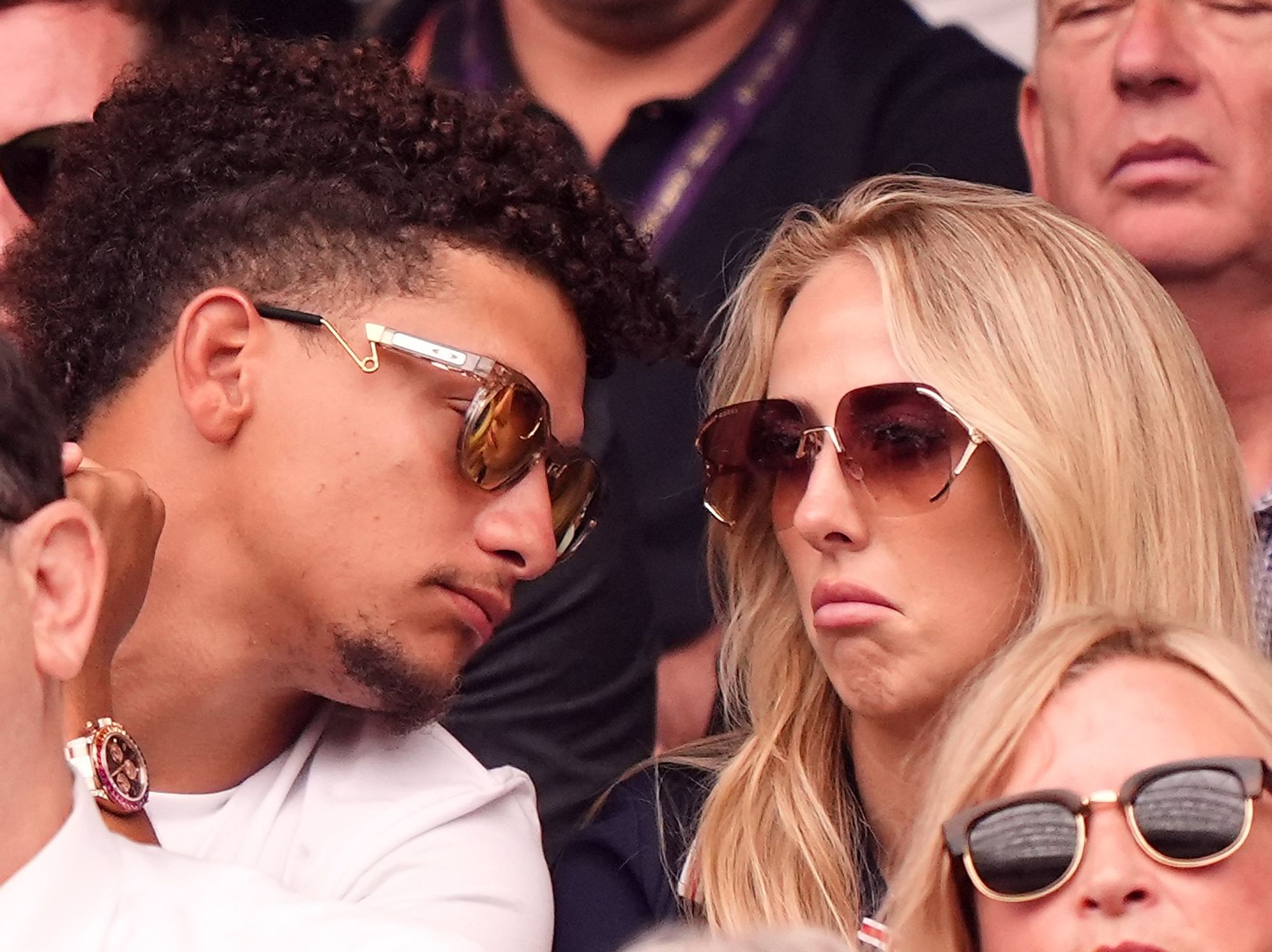 Brittany Mahomes (right)