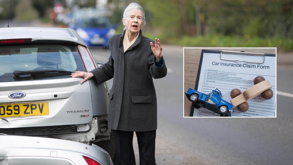 Broken down vehicle and car insurance claim form