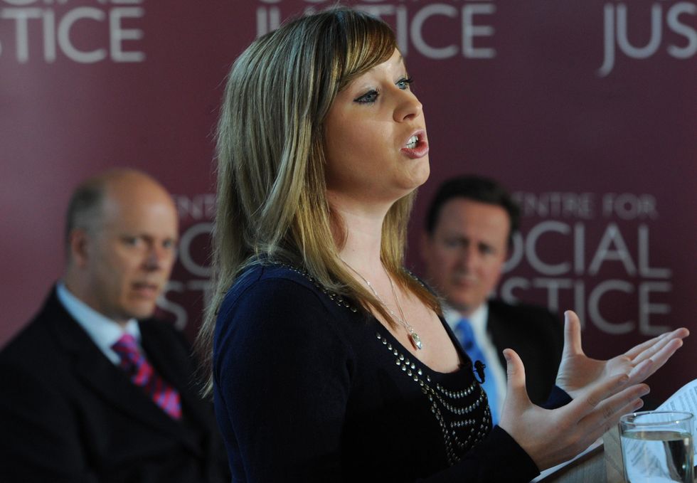 Brooke Kinsella speaking at a knife crime prevention event