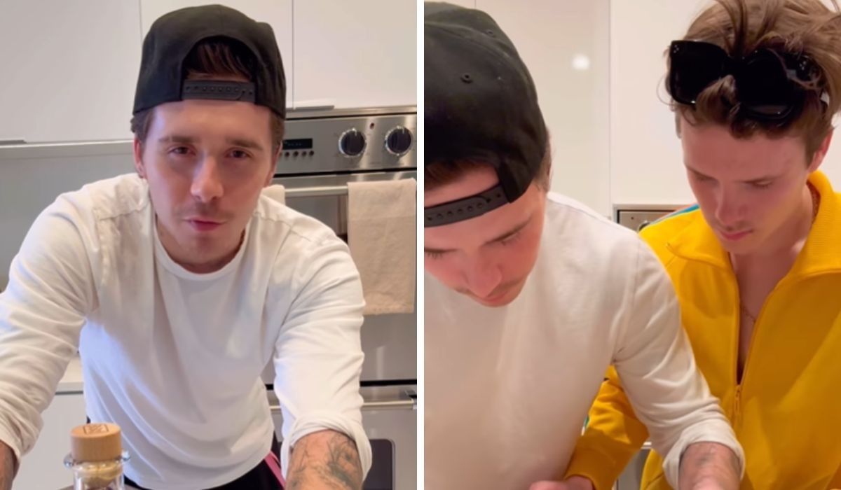 Brooklyn and Cruz Beckham