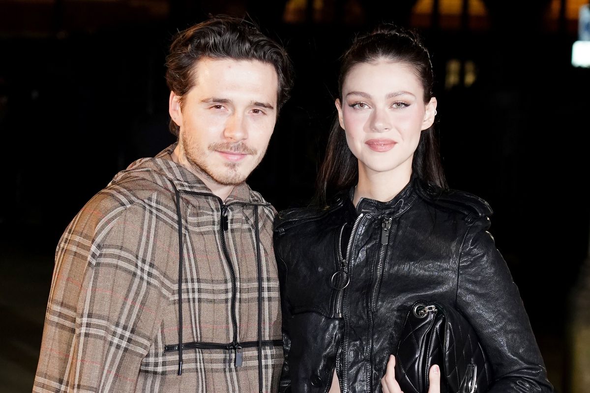 Brooklyn Beckham and his wide Nicola Peltz