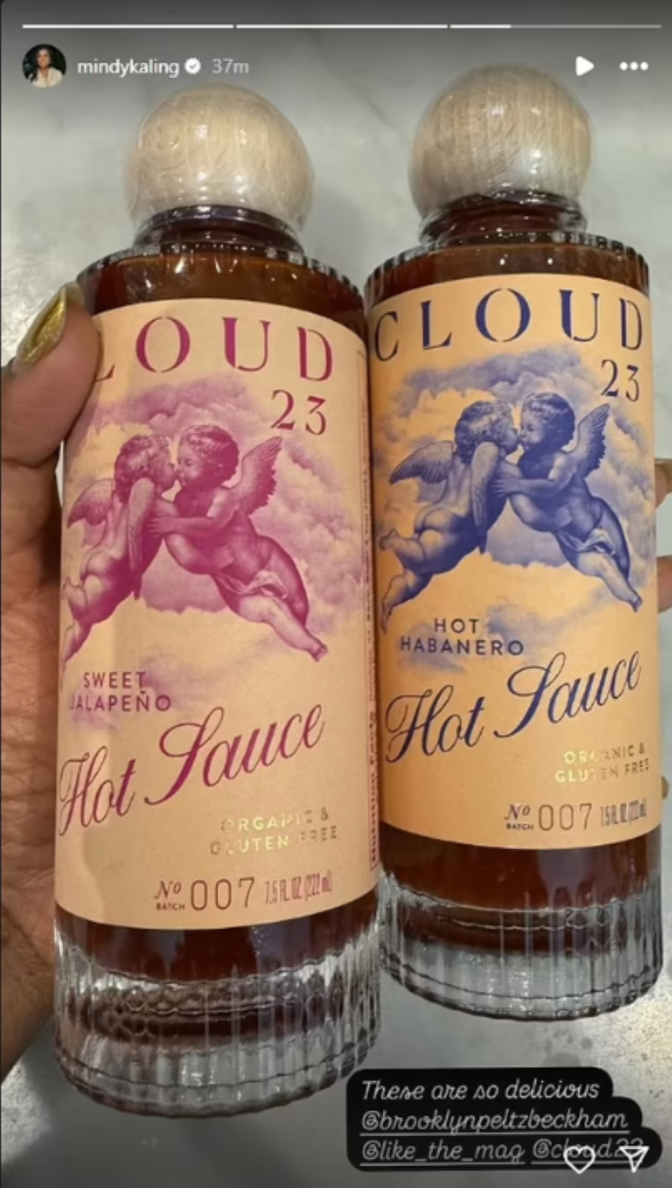 Brooklyn Beckham hot sauce