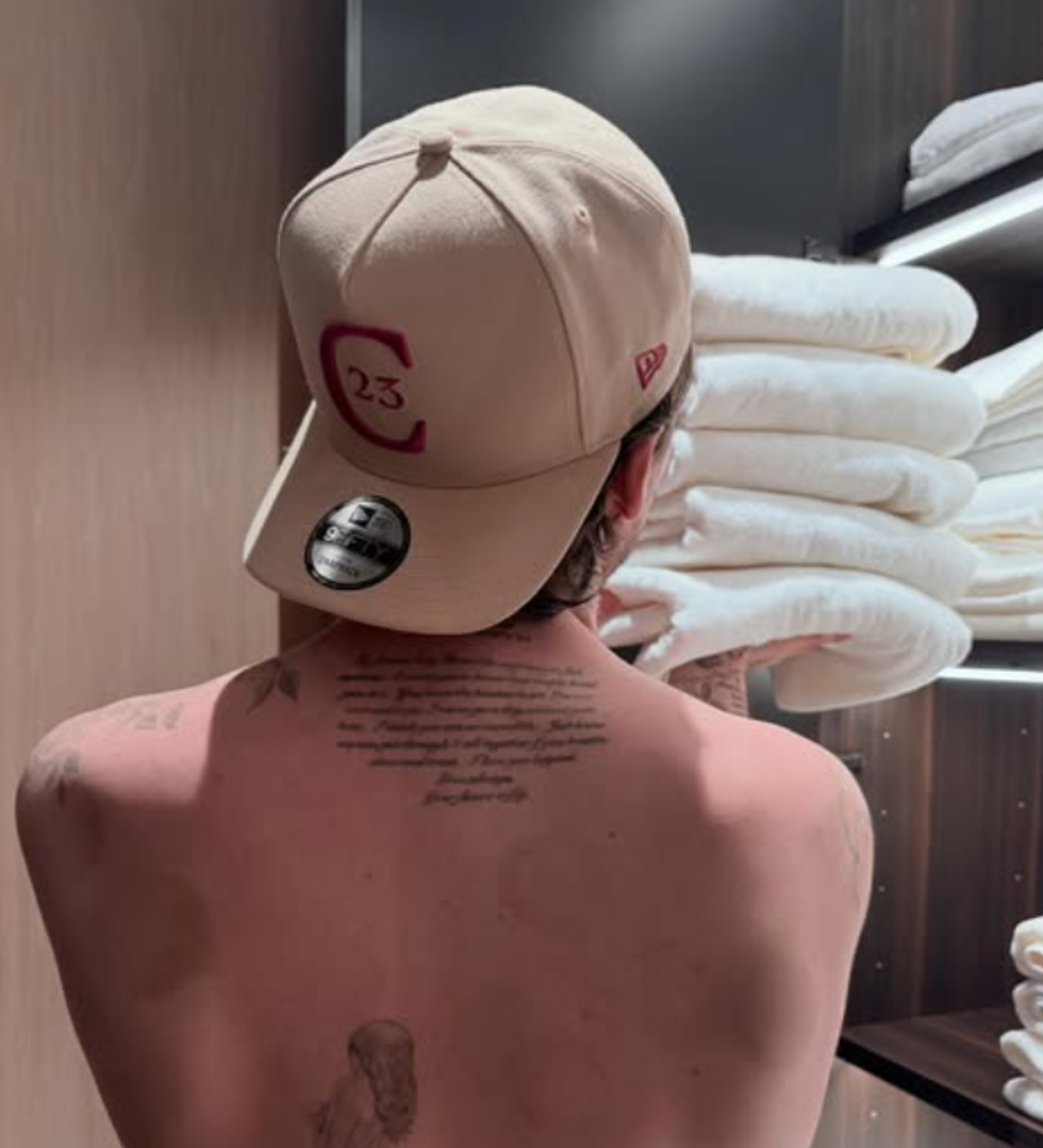 Brooklyn Beckham tattoo