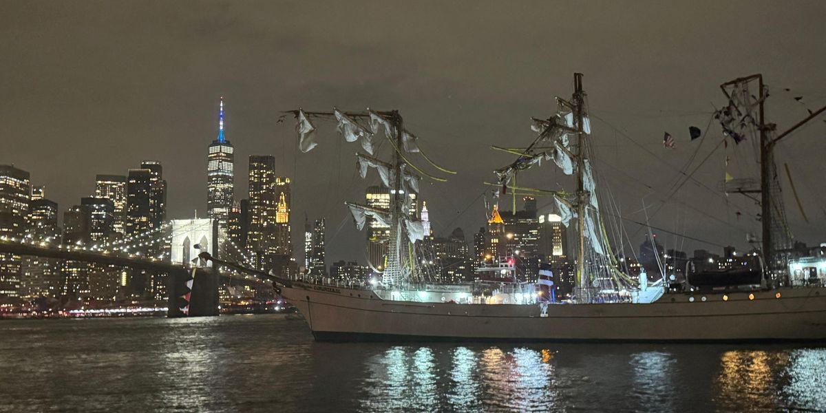 NextImg:Two dead and 19 injured after Mexican navy ship smashes into New York's Brooklyn Bridge