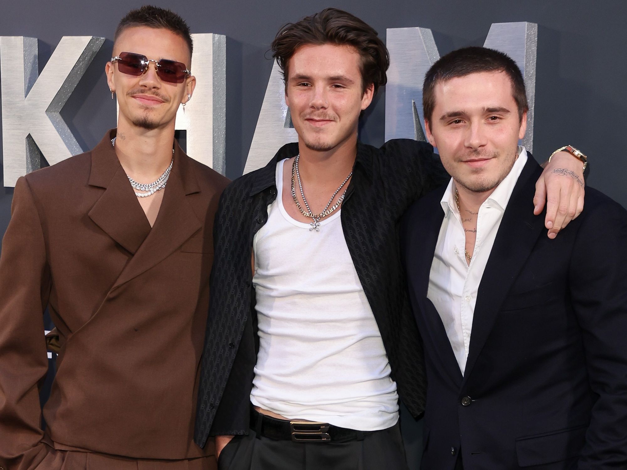 Brooklyn, Romeo and Cruz Beckham