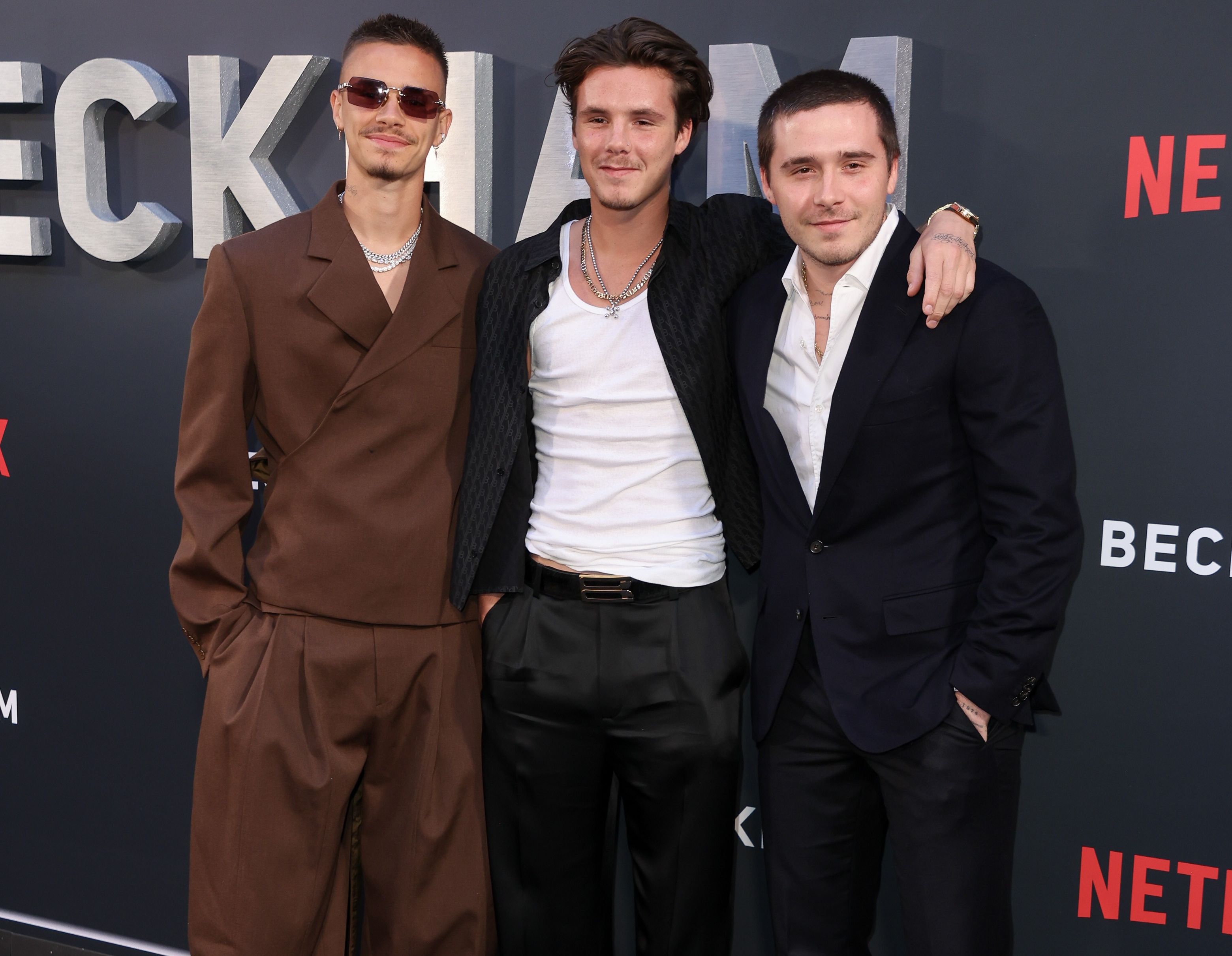Brooklyn, Romeo and Cruz Beckham