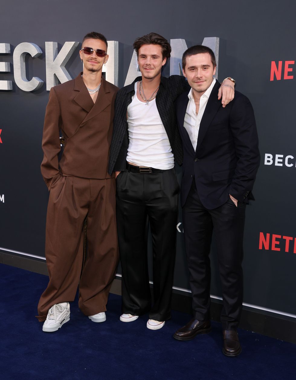 Brooklyn, Romeo and Cruz Beckham