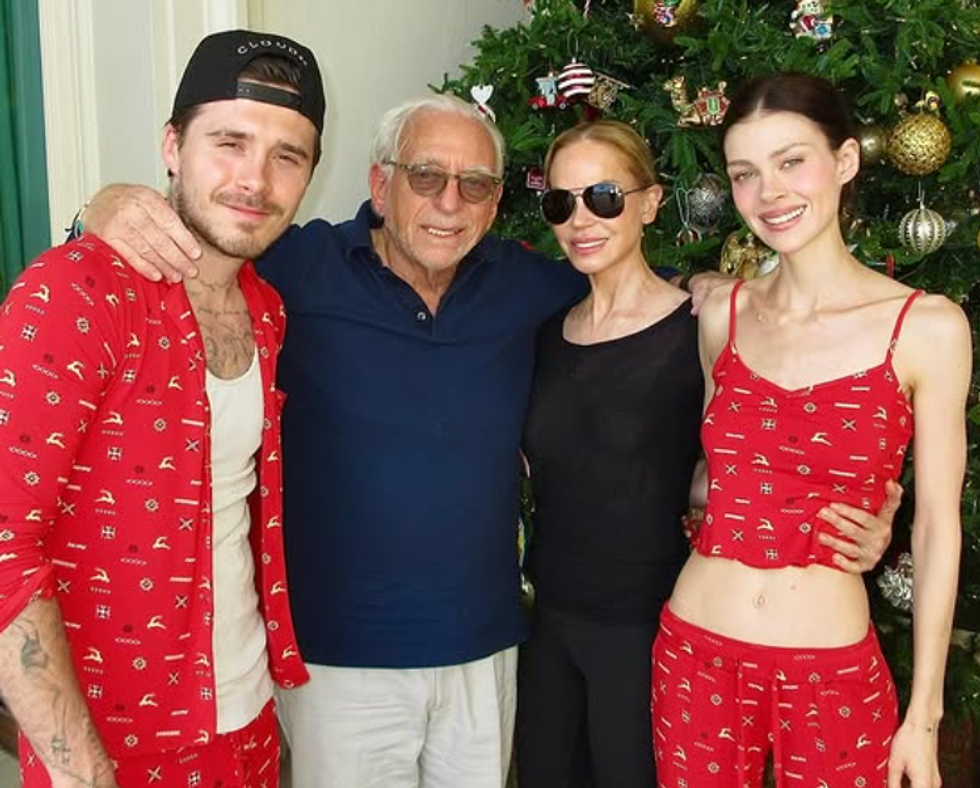 Brooklyn with Nicola and her parents