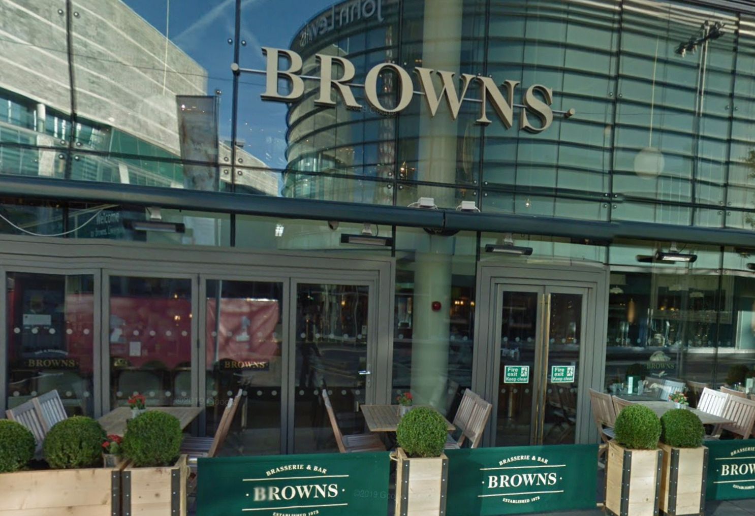 Browns restaurant, Paradise Street, Liverpool