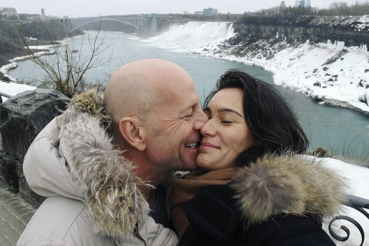 Bruce Willis and Emma Heming