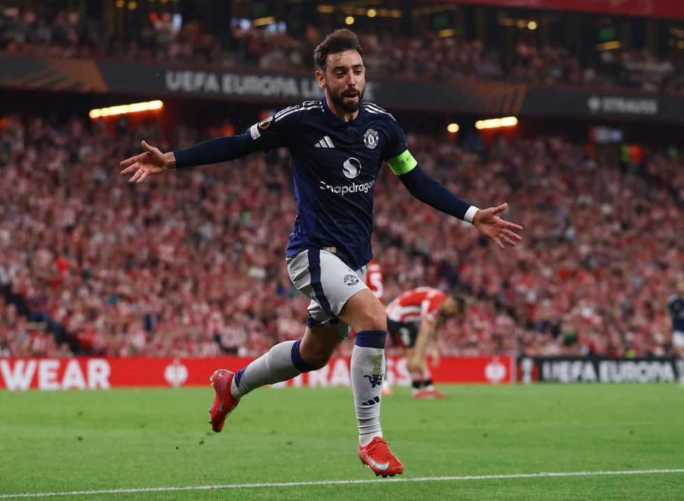 Bruno Fernandes Manchester United Athletic Bilbao
