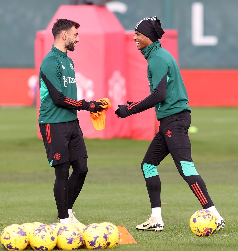 Bruno Fernandes Marcus Rashford