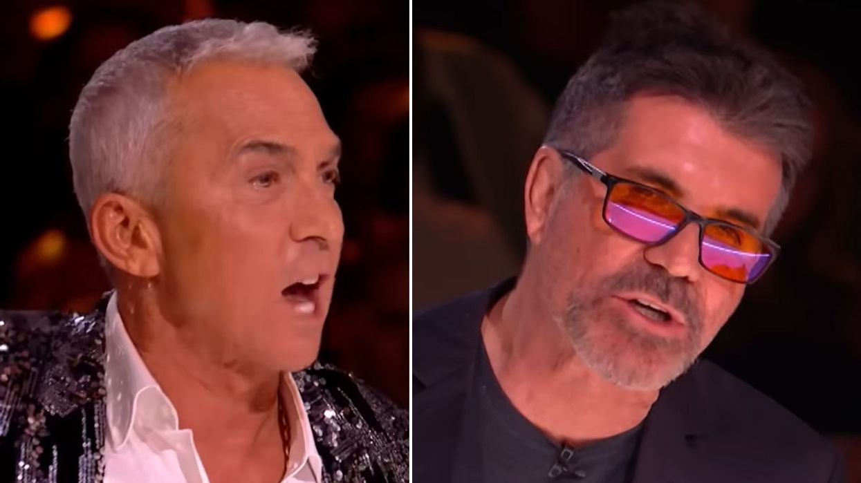 Bruno Tonioli and Simon Cowell