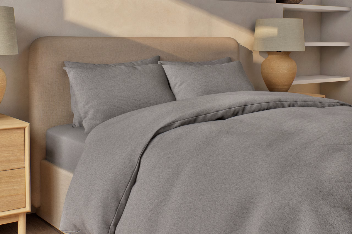 Brushed cotton bedding set on sale on M&S