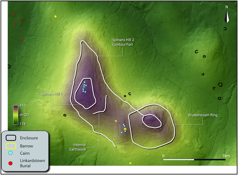 Brusselstown Ring hillfort in County Wicklow