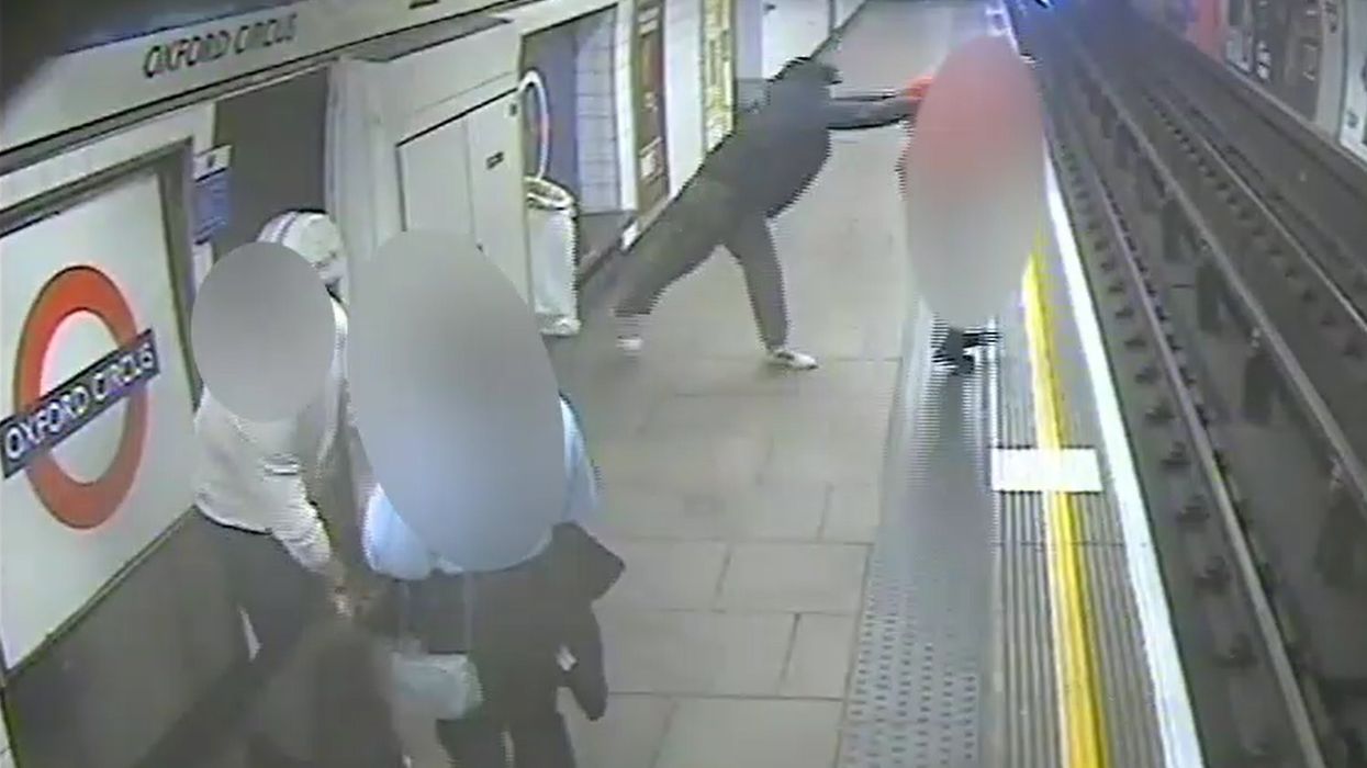 Failed asylum seeker jailed for life after pushing commuter in front of approaching tube train