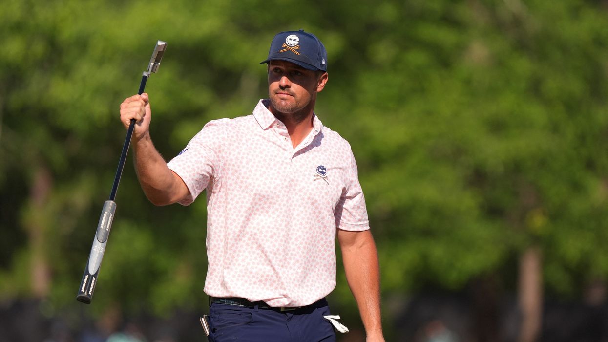 Bryson DeChambeau leads the US Open by three shots