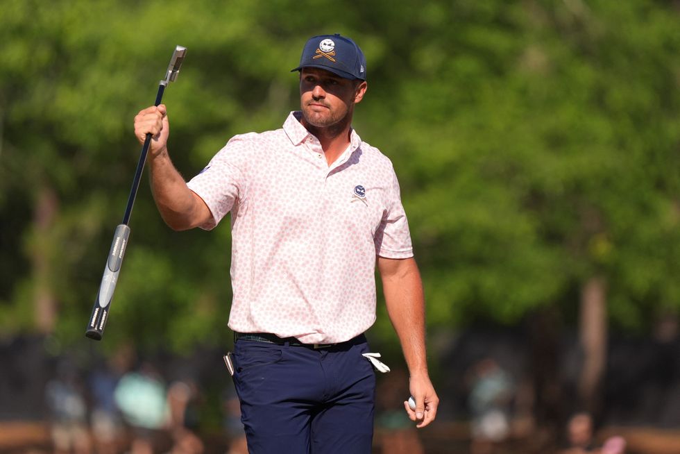 Bryson DeChambeau leads the US Open by three shots