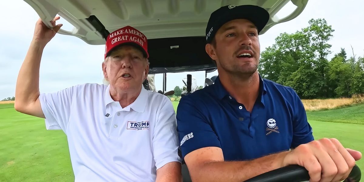 NextImg:LIV Golf star Bryson DeChambeau makes Kamala Harris offer after Donald Trump collaboration