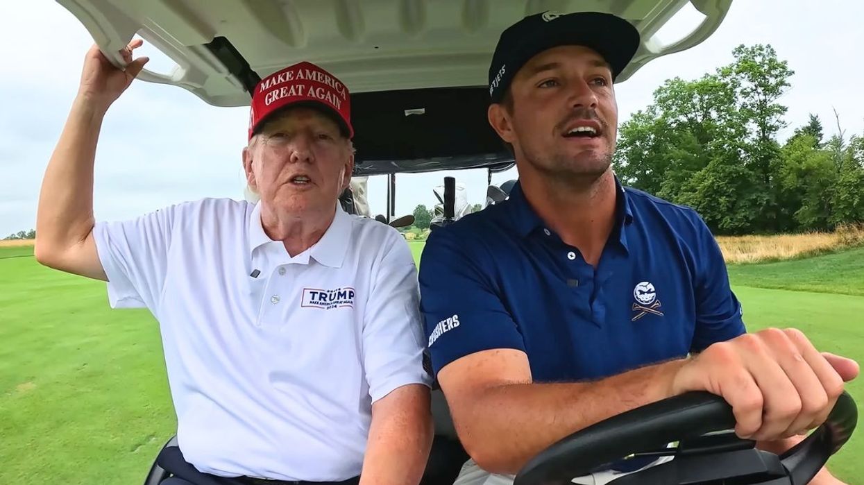 Bryson DeChambeau's video with Donald Trump has been watched over six million times
