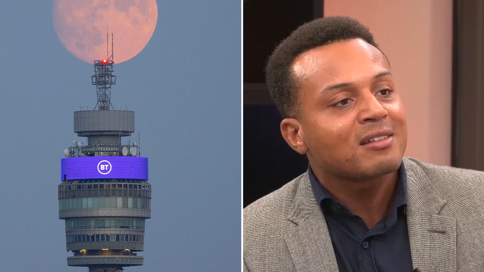 BT Tower and Albie Amankona